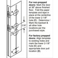 thumbnail image 2 of Baldwin 853451022LH Landon Single Cylinder Two Point Left Handed Handle Set with Wave Interior Lever, Oil Rubbed Bronze, 2 of 4