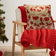 thumbnail image 5 of Lilixerw Christmas Pillow Covers 17.72 x 17.72 inch,Farmhouse Merry Throw Pillow Covers Great Gift for Sofa Couch Bed Living Room Christmas Decor, 5 of 6