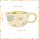 thumbnail image 3 of Elegante de Café de CeráMica Floral con Decoraciones Florales, Vasos de de 250 Ml para DecoracióN del Hogar,C, 3 of 6