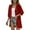 G Red, variant on TAIAOJING Cardigans for Women Loose Casual Long Sleeved Open Front Breathable Cardigan Jacket with Pockets