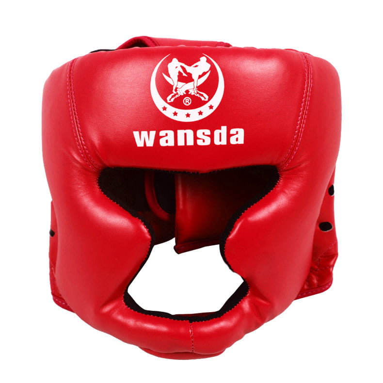 Headgear Head Guard Training Kick Boxing Protection Sparring Gear Fight Helmet 