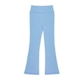 thumbnail image 3 of BIG ELEPHANT Girls Flare Leggings High Waisted Bootcut Yoga Dance Flared Trousers 3 Packs, 3 of 12
