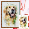thumbnail image 1 of Kit Punto Cruz Perro Contado Hilo Algodón Ecológico Bordado 11CT 40x60cm, 1 of 10