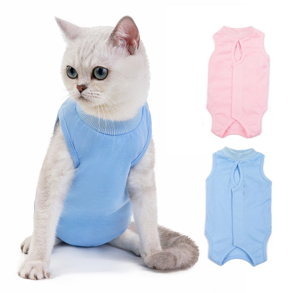 Pet Enjoy Cat Professional Surgical Recovery Suits,Breathable Kittens