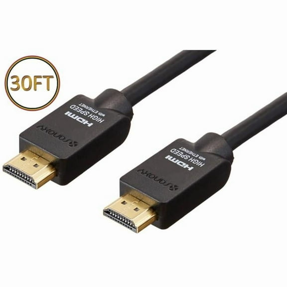Sanoxy SANOXY-VNDR-HDMI-M-TO-M-30FT 10 ft. HDMI-to- HDMI Gold Plated Cable for 4K TV, Gaming Consoles