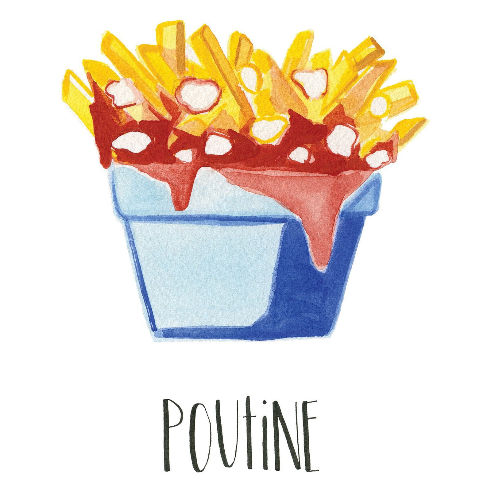 Marmont Hill "Poutine" by Molly Rosner Painting Print on Wrapped Canvas