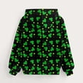 thumbnail image 4 of Otqutp Kids Girls St Patricks Day Shirt 2026 Cute Shamrock Printed Long Sleeve Sweatshirt Teen Pullover Hoodie Funny Irish Clothes, 4 of 4