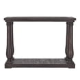thumbnail image 5 of Weston Home Dunbar Pedestal Sofa Table With Lower Storage Shelf, Espresso, 5 of 5