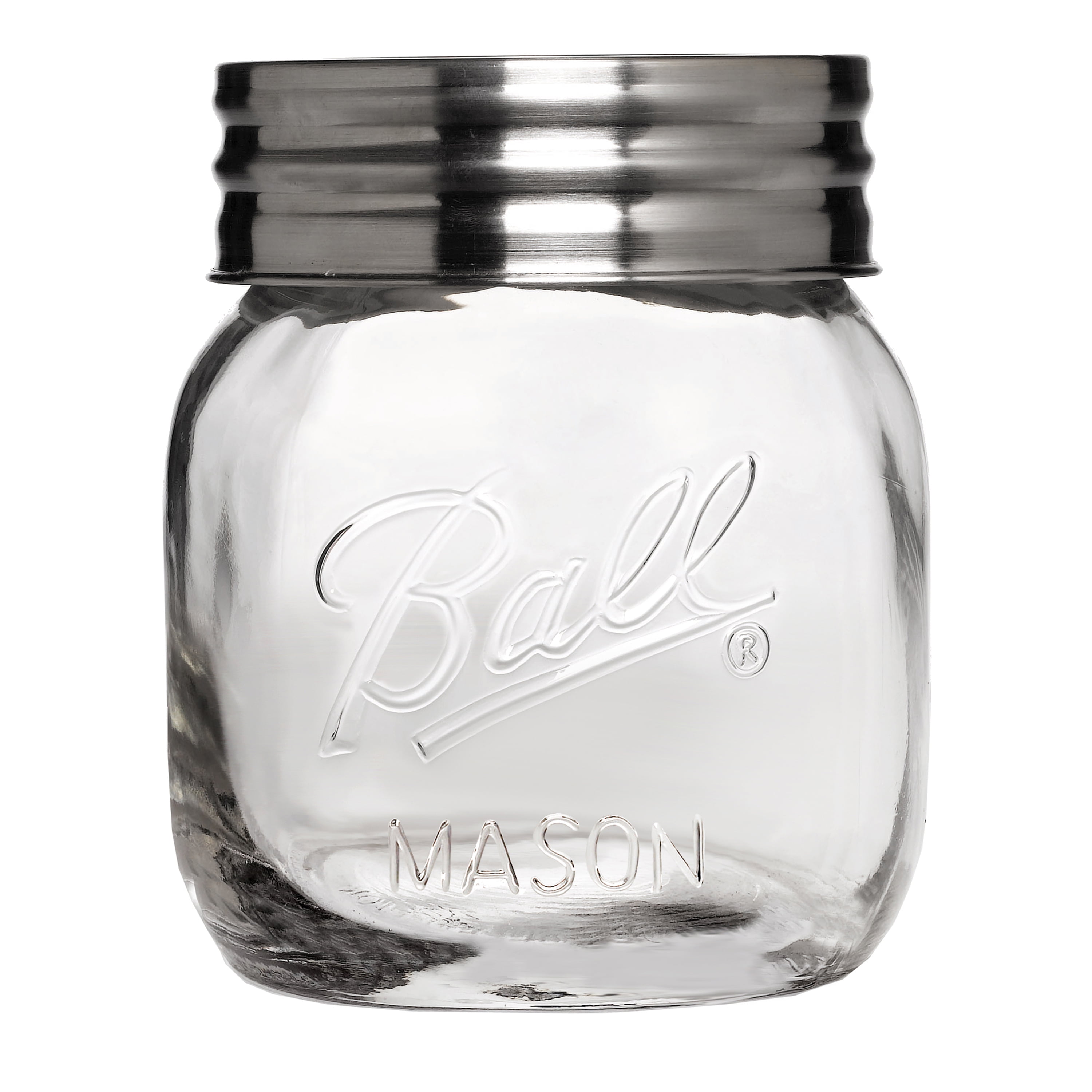 Ball Mason Jar-32 oz Clear Glass Wide Mouth Ball-Set of 2 W/ Extra Lids 