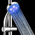 thumbnail image 3 of No Batteries Rainfall Top Spray 7 Colors Gradual Changing LED Shower Head (3 color square), 3 of 7