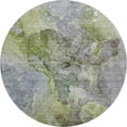 thumbnail image 2 of Addison Rugs Mayfield Washable Transitional Modern Olive Round Rug, 8' x 8', 2 of 5