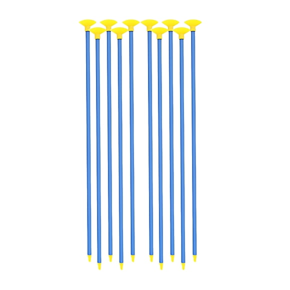 Toystoory Juguete azul de flechas con ventosa de amplia aplicación para actividades al aire libre, seguridad y cabezal de succión confiable tiro y tiro con