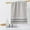 Gray, variant on Anhility Stripe Hand Towels for Bathroom, Cotton Super Soft Absorbent Decorative Hand Towel for Face Spa Bath Gym Kitchen, 28.3x13in, Gray