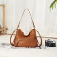 KINGSS for Women Vegan Leather Shoulder Bag Designer Ladies Hobo