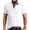 White, variant on Zimjoy Men's Polo Shirts 3 Button Henley Collared Short Sleeve Shirts Soft Cotton Lightweight Casual Tops with Pocket, Black L
