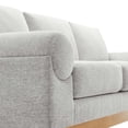 thumbnail image 6 of Sofa Couch, Light Grey Gray, Fabric, Living Kitchen Cafe Bistro Hospitality Restaurant, Modern Contemporary HB34840, 6 of 9