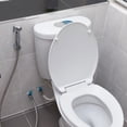 thumbnail image 1 of WEUVEB Two Button Toilet Drain Valve Dual Flush Valve White Prevent Clogging for Maintenance 1 Set, 1 of 8