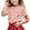 Pink, variant on XEGLSBU Girls Tshirts Children's Casual Short Sleeved T Shirt Alphabet Printed Round Neck T Shirt White Size 6-7 Years