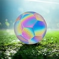 thumbnail image 3 of xinxixnxx Lumineux Football Large Application Modèle à la Mode Taille Standard PU Football Formation Footballs Hexagonal Couleur Taille 4, 3 of 6