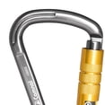 thumbnail image 4 of koolsoo 10xAluminum Locking Climbing Carabiner D Shape Auto-Locking Carabiner Auto Lock, 4 of 9