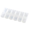 thumbnail image 1 of LOVEVER 12 Grids Plastic Jewelry Storage Box Container Portable Jewelry Beads Craft Ring Earring Brooch Organizer (Transparent), 1 of 6