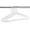 White, variant on Plastic Hangers 5 Pack, Clothes Hangers with Double Hooks for Adults for Coats, Dresses, Shirts, Pants, Lightweight Yet Space Saving, 16.25x9.5 Inch, White