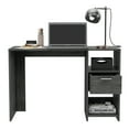 thumbnail image 7 of Cterwk 2 Shelf 1 Drawer Writing Desk, Dark Gray, 7 of 7