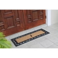 thumbnail image 4 of First Impression Exclusive Hand Crafted Myla Monogrammed Entry Doormat, Large Double Door Size (17.7 x 47.25)-RC2004J, 4 of 5