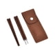 thumbnail image 4 of Palillos de viaje portátiles, cubiertos de viaje plegables con bolsa de transporte, utensilios para exteriores para picnic, mochileros, camping,, 4 of 9