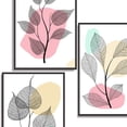 thumbnail image 4 of wall26 3 Piece Framed Canvas Wall Art for Living Room, Bedroom Leaf Theme Canvas Prints for Home Decoration Ready to Hang - 24"x36"x3 Panels, 4 of 5
