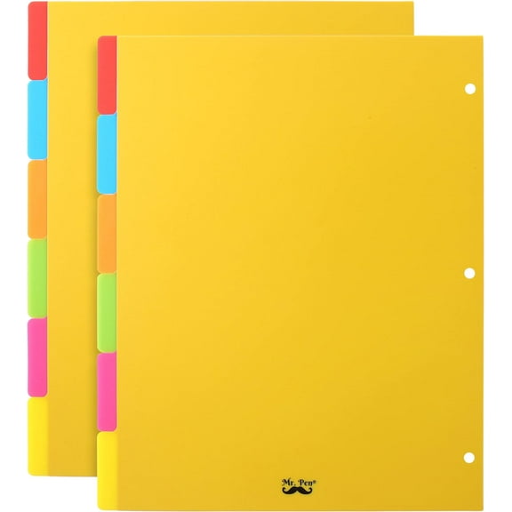 Mr. Pen- Binder Dividers, Pack of 2 Sets