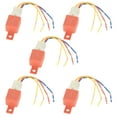 thumbnail image 3 of Auto Ac Relay Ac Delay Relay 12v Car Relay 5Pcs Universal Air Conditioning Delay Relay Auto 4 PIN Normally Open Waterproof W/Socket 40A 1.8W 12V, 3 of 8
