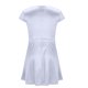 thumbnail image 5 of Karight Summer Dresses for Women Retro V-Neck Waist-Cinching Short Sleeve Solid Color Flared Hem Elegant Casual Dress, 5 of 7