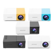 Mini Projector, Portable HD Home Theater Movie Projector with Automatic Keystone Correction for Outdoor Indoor Use Compatible with TV Stick Smartphone Laptop