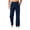 Navy, variant on Business Casual Pants for Men Solid Stretchy Lightweight Straight Leg Chino Pants Loose Button Zip Fly Work Trousers