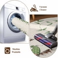 thumbnail image 7 of Round Area Rug 5 Ft, Easter Washable Non-Slip Circle Carpet for Living Room/Bedroom, Eggs Gnomes Bunny Elegant Pastoral Rustic Low-Profile Runner Mats Collection Rugs for Indoor, 7 of 7