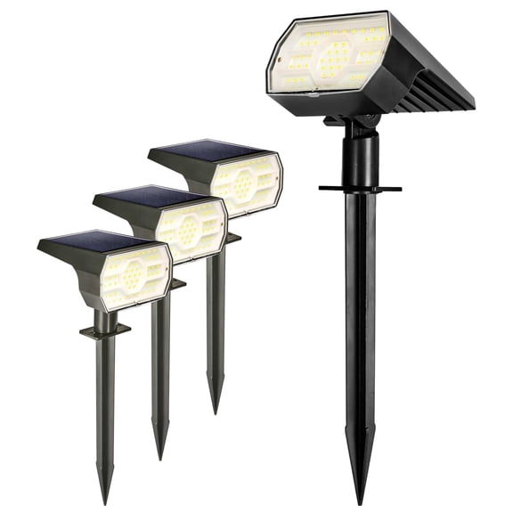 Nymphy Solar Garden Spot Light - 4 Pack
