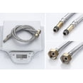 thumbnail image 4 of 2 Pieces Of 60cm Stainless Steel Pipe Basin Faucet Water Inlet Pointed Pipe A, 4 of 5