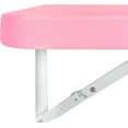 thumbnail image 3 of Cocktail Fitted Spandex Stretch Square Table Covers Caps Elastic Square Tablecloth Pink Table Topper 36x36 Inch, 3 of 6