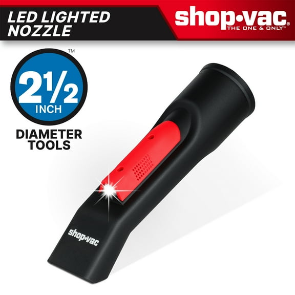 Shop-Vac Lighted Nozzle, 2-1/2 inch Diameter