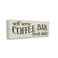 thumbnail image 3 of Stupell Industries Self Serve Coffee Bar Sign Rustic Plank Pattern, 24 x 10, Design by Daphne Polselli, 3 of 5