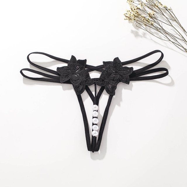 Tangas Mujer Hilo De Masaje Bragas Sexy Lencería Para Sexo 18 Accesorios Eróticos Ropa Interior Transparente G String Lace Pearl Gao Jiahui unisex