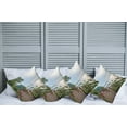 thumbnail image 2 of Ambesonne Nature Throw Pillow Cover 4 Pack, Jogging at Shoreline, 24", Green Chocolate, 2 of 7