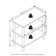 thumbnail image 3 of Furinno Turn-N-Tube 23-Inch 3-Tier Freestanding Shoe Rack Storage Organizer, Amber Pine/Black, 3 of 6
