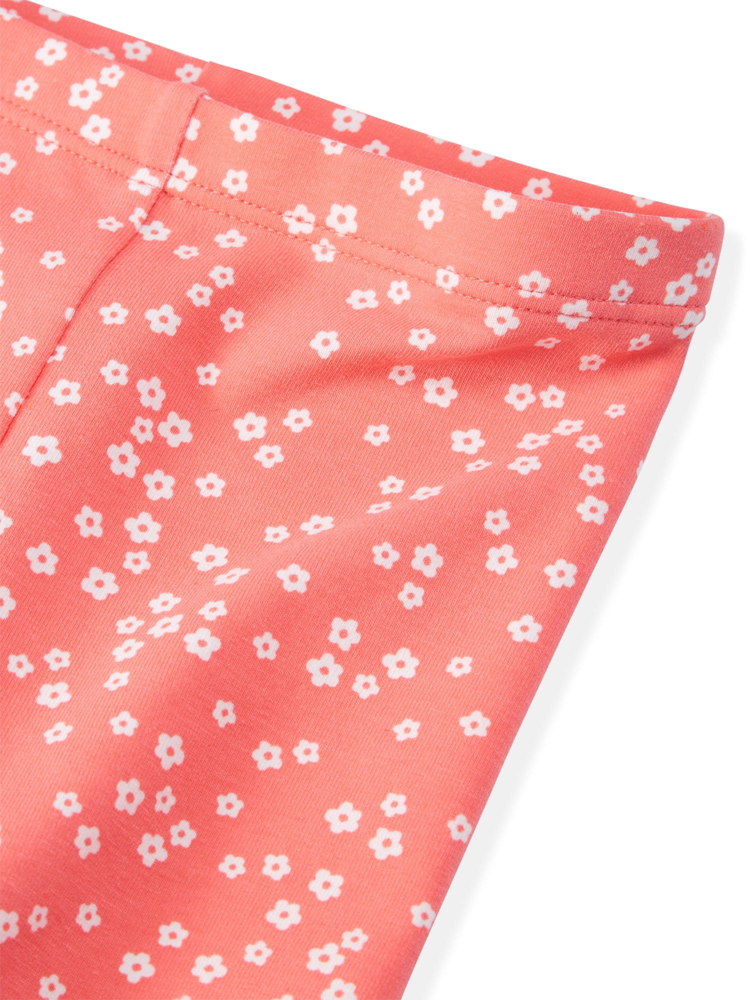 Garanimals Newborn, Baby & Toddler Girl Ribbed Cotton Biker Shorts, Prints & Solids, 4-Pack, Sizes 0-6T