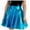 Light Blue, variant on IROINNID Short Empire Waist Skirt For Women Basic Versatile Stretchy Flared Casual Party Cosplay Skater Skirt Solid Color Skirt
