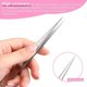 thumbnail image 4 of 6 Pieces Eyelash Extension Tweezers Lash Tweezers Set Stainless Steel Straight And Curved Tip Tweezers Precision Eyebrow Tweezers Nippers For Eyebrow, 4 of 5