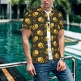 thumbnail image 6 of KLL Cute Cartoon Bees for Men's Baseball Shirts,Short Sleeve Casual Shirts Button Down Shirt for Men Beach Summer Wedding Shirt-4X-Large, 6 of 7