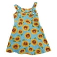 thumbnail image 1 of Robe Décontractée Imprimée Florale pour Filles Bébés Enfants Robe de Princesse de Fête Vêtements, 1 of 4