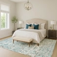 thumbnail image 6 of Addison Rugs Chantille Indoor/Outdoor Transitional Global Teal Machine Washable Rectangle Rug, 10' x 14', 6 of 8
